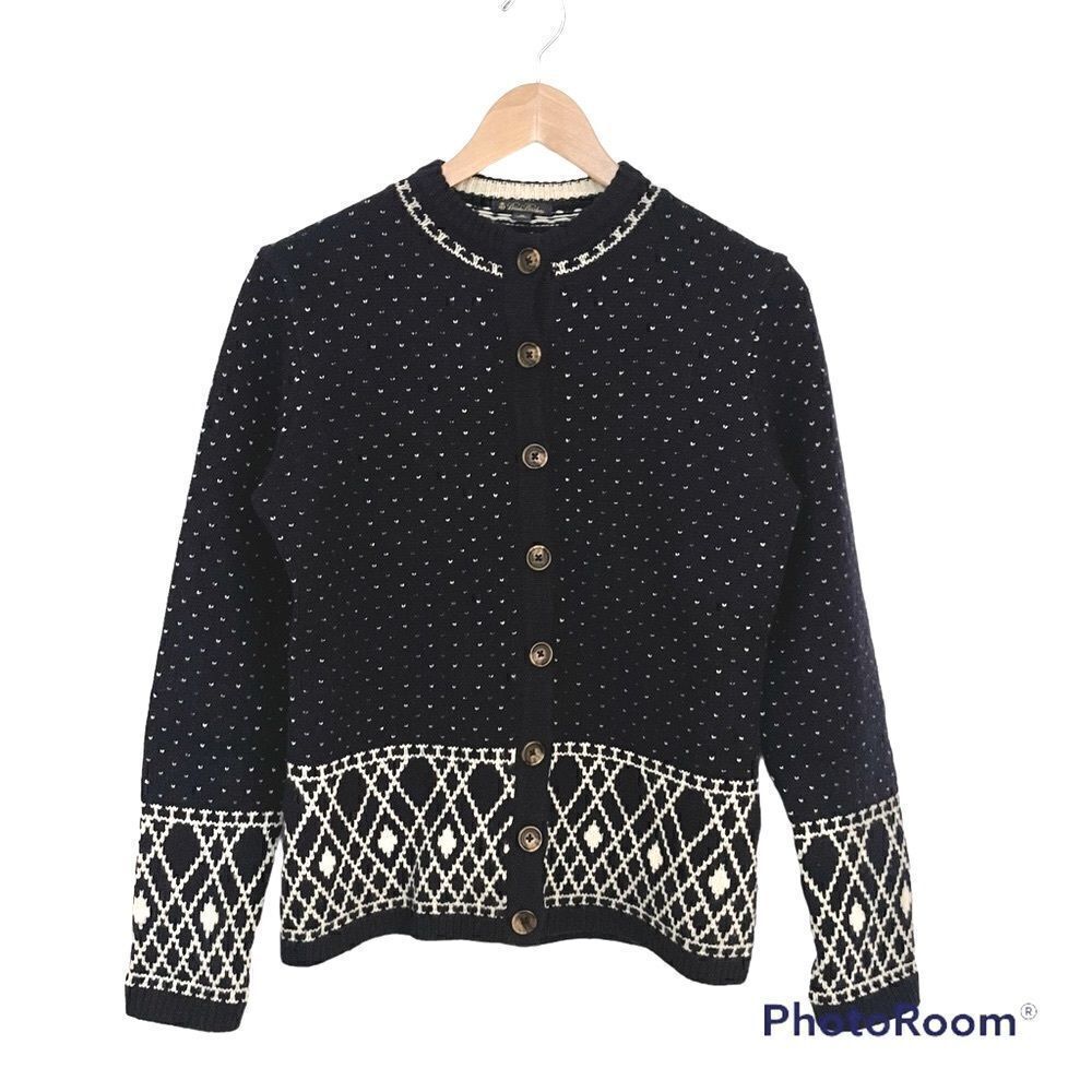 Brooks Brothers Traditional Lambswool Cardigan.